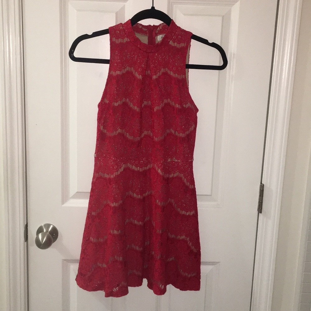 Red Lacy Dress